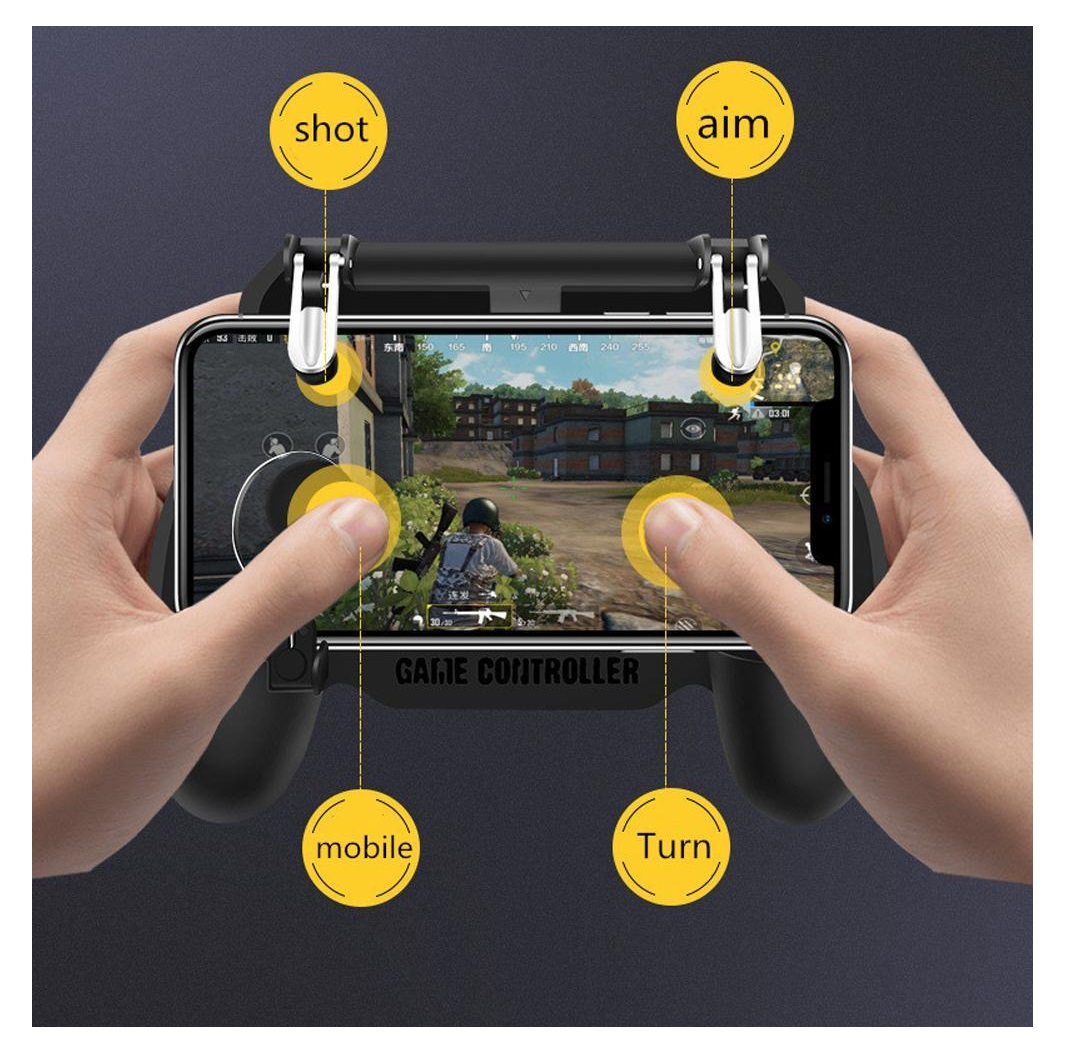 Led Fanlı Pubg Oyun Konsolu - Hadron HD2991 2000Mah Powerbank Destekli Mobil Gamepad